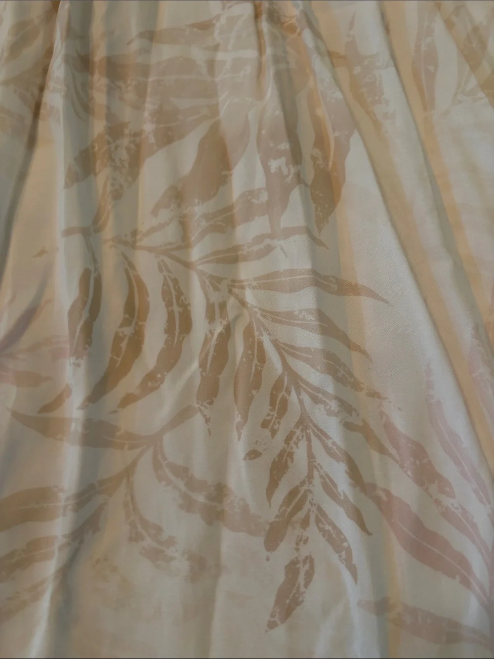 Ocean Drive Cream & Tan Wide-Leg Printed Jumpsuit Pants - Picture 4 of 4